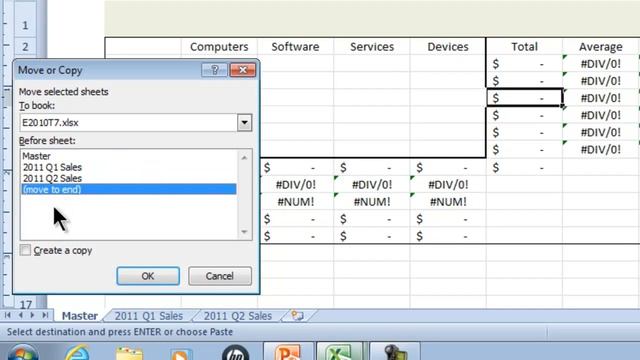 Excel 2010 Tutorial 7 - Multiple Worksheets - Calculations And Functions Workbook смотреть онлайн