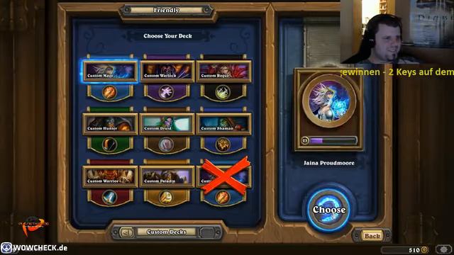 Hearthstone Community Match - 2 Wins mit 1 HP left gegen Kaputt - Mage vs. Pala - kein Glück - AB G смотреть онлайн