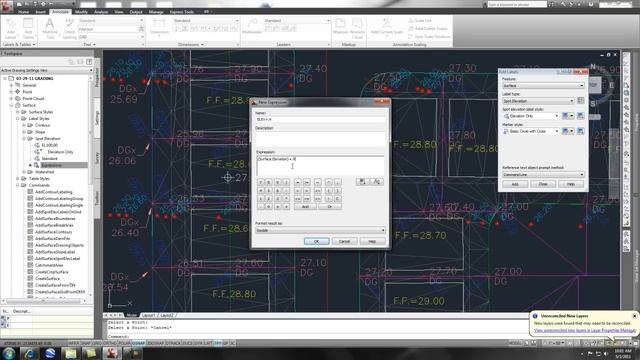 Civil 3D Surface Elevation Label смотреть онлайн