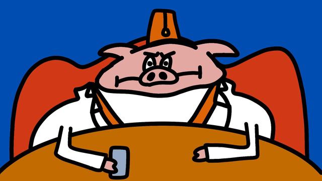 Мистер лис играет в сундучки с мистером свином,но что-то пошло не так... смотреть онлайн