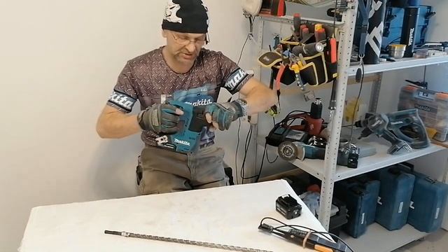 Makita HR140D аккумуляторный перфоратор смотреть онлайн