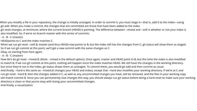 What's the difference between git reset --mixed, --soft, and --hard? смотреть онлайн