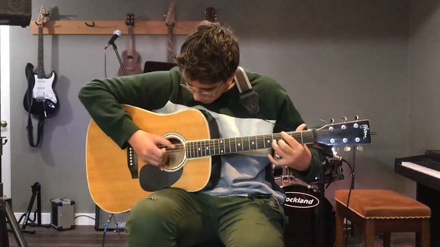 Put your Head on my shoulder (Paul Anka) finger style guitar cover смотреть онлайн