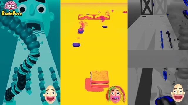 Sandwich Runner BATTLE 3 Screen - Best Funny Mobile Games All Levels Walkthrough Gameplay MAX LEVEL