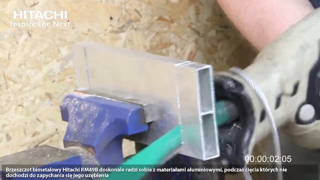 TEST BRZESZCZOTU DO PIŁ SZABLASTYCH HITACHI RM49B