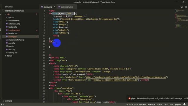 Notepad project for PHP Beginer смотреть онлайн