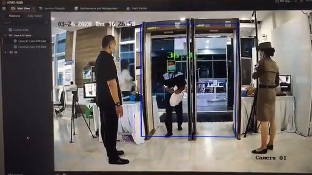 Пример работы тепловизоров Hikvision с объектов: Тайланд: Chulalongkorn Memorial Hospital смотреть онлайн