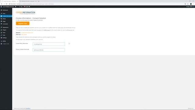 GDPR consent solution plugin for Wordpress - Cookie Information смотреть онлайн