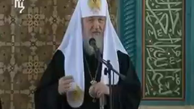 Патриарх РПЦ МП Кирилл в мечети смотреть онлайн