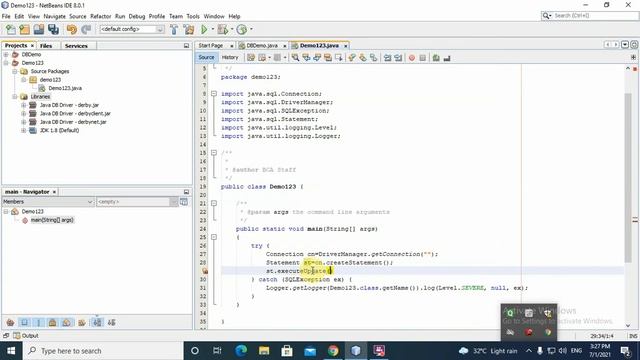 Insert Data into Data Base using java смотреть онлайн