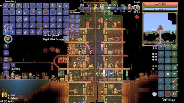 Terraria Overhaul Mod Coop part 27 Desert Fossils and Skeletron смотреть онлайн