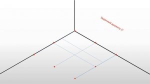 Построение окружности в изометрии.