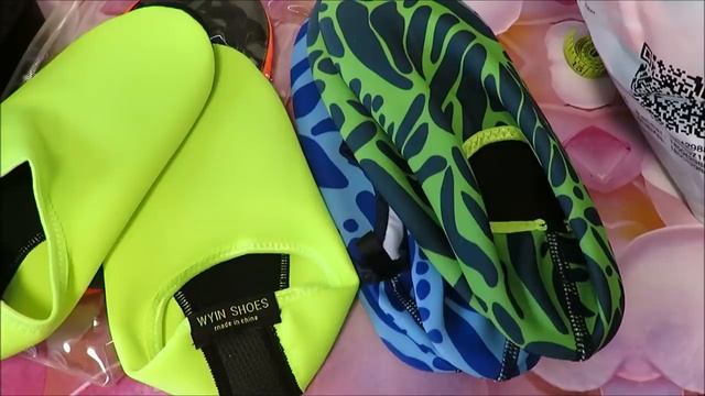 ???ОДЕЖДА ? тапки для кораллов ?купальник ? примерка? кепка с Али Экспресс смотреть онлайн