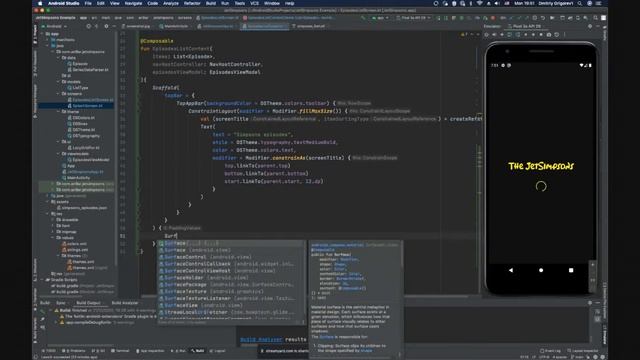 Jetpack Compose: Live-coding сессия — Григорьев Дмитрий смотреть онлайн