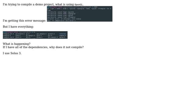 gcc /usr/bin/ld: cannot find -lglut32, -lopengl32, -lglu32, -lfreegut, but these are installed смотреть онлайн