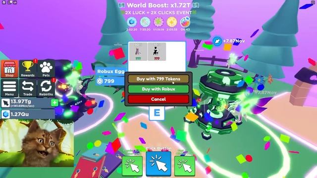 Crazy Trade For Strongest Pet In Roblox Clicker Simulator смотреть онлайн