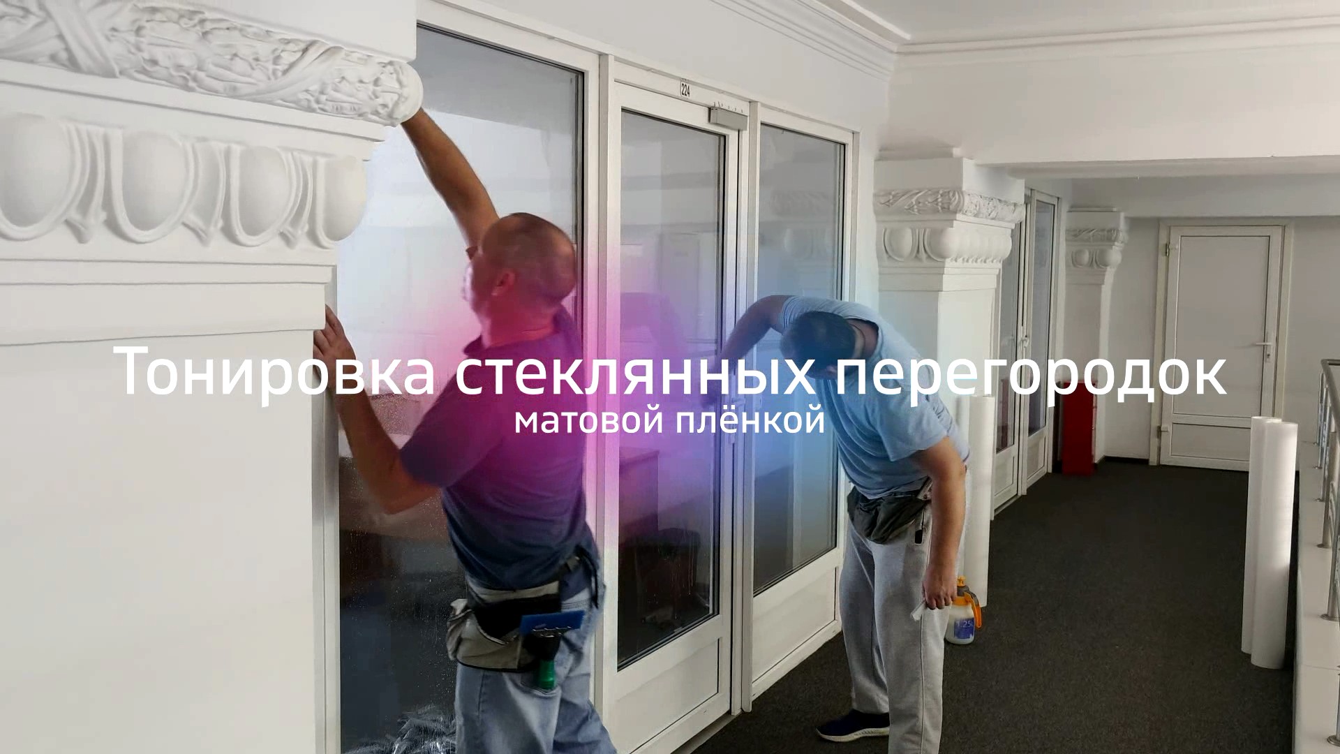Тонировка офисных перегородок смотреть онлайн