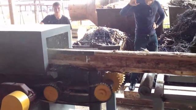 Станок бревнопильный для распиловки бревен «СПР-320К» смотреть онлайн