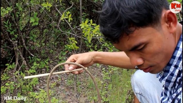 Awesome Quick Survival traps and snares - How To Make The Ojibwa Bird Trap Work 100% смотреть онлайн