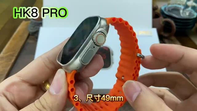 Original HK8 Pro Ultra Smart Watch Series 8 NFC 49MM 2.12 inch Real Screw 1:1 Bluetooth Call Siri смотреть онлайн