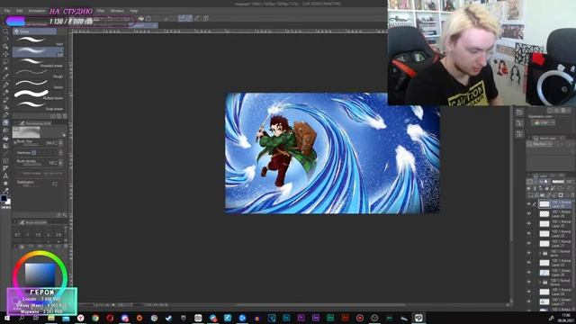 Рисуем танджиро 2 часть смотреть онлайн