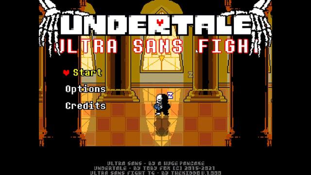 UNDERTALE ULTRA SANS FIGHT страдаем с сансом смотреть онлайн