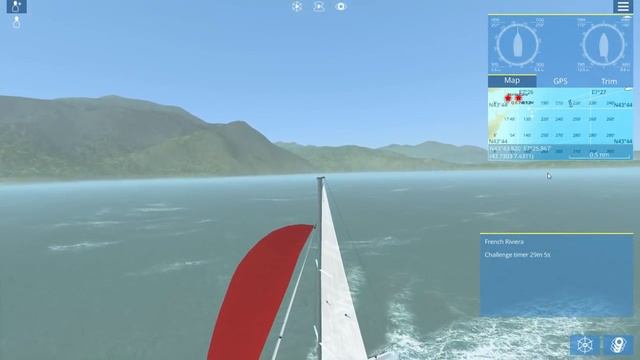 Sailaway - The Sailing Simulator  - Race Part 2 (just Waves Last Half) #sailaway