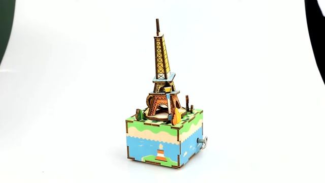 Деревянный 3D конструктор - музыкальная шкатулка 