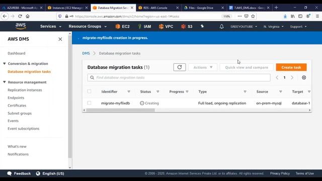 AWS DMS creation in Telugu | class room training 47 смотреть онлайн