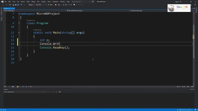 C# program - Fibonacci series смотреть онлайн