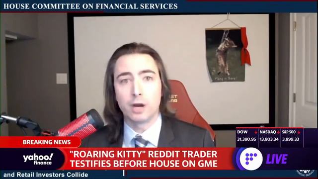 GameStop Hearing: Keith Gill Aka Roaring Kitty Opening Statement Before Capitol Hill Lawmakers