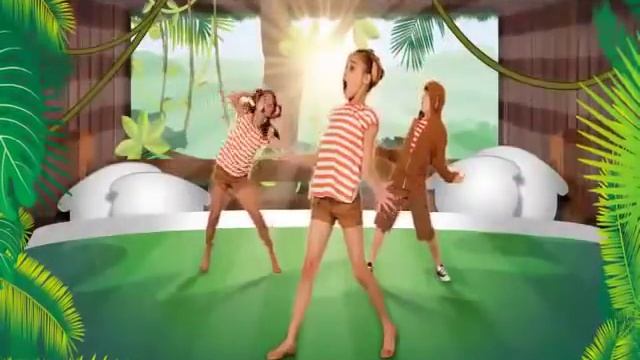 Just Dance Kids Five Little Monkeys Dancing Game смотреть онлайн