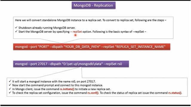 What is Replication and how to do Replica Set Setup in MongoDB? - Version 1 | Replication in MongoD смотреть онлайн