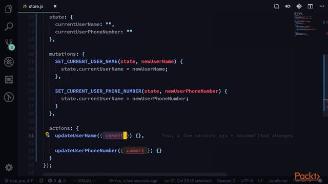 Hands-On Vuex for Vue.js Applications : Using Actions | packtpub.com смотреть онлайн