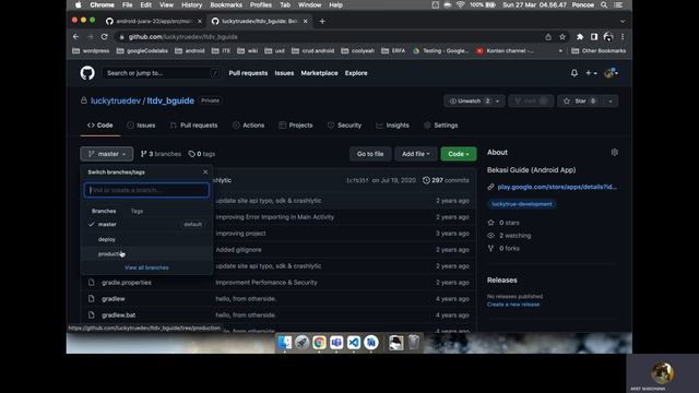 Belajar GIT VCS - Branch смотреть онлайн