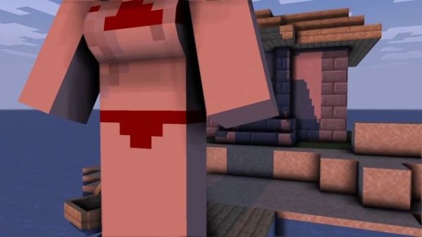 Giantess growth minecraft #3 | Game giantess animation