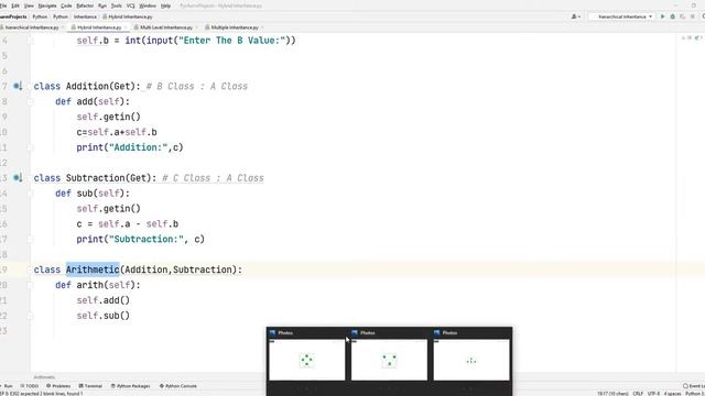 Hybrid Inheritance in Python | Tamil смотреть онлайн
