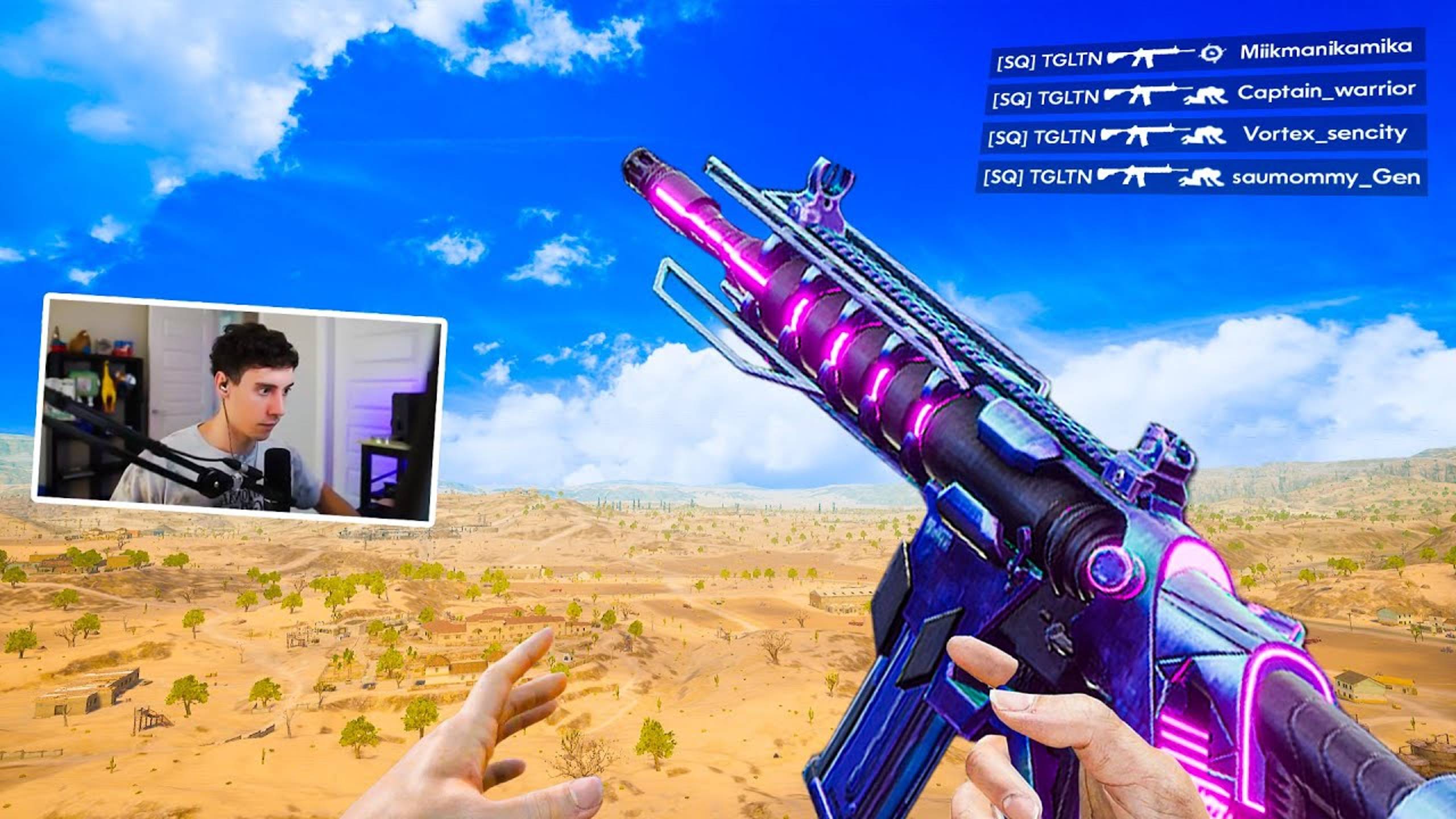 TGLTN Destroys SWEATY SQUADS In PUBG (ft. Hwinn & Shrimzy)