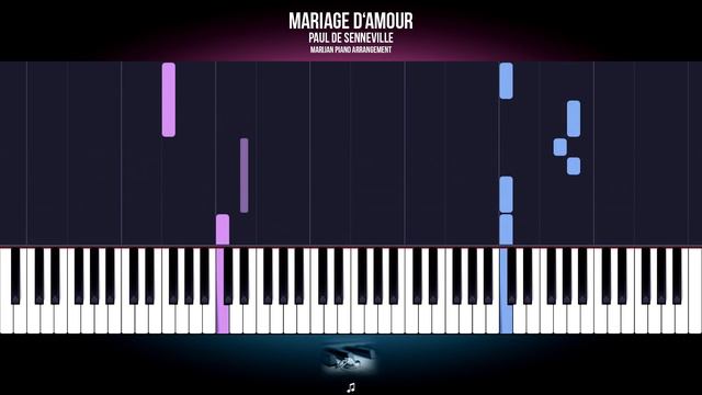 How To Play: Mariage d'Amour - Paul de Senneville/George Davidson | SLOW Piano Tutorial + Sheets смотреть онлайн