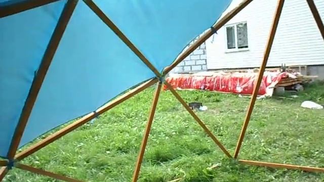 Купольная беседка. Садовый шатер смотреть онлайн