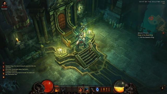 Diablo 3 - Solo Leoric in 13 seconds (hc, Short Reign achievement) смотреть онлайн