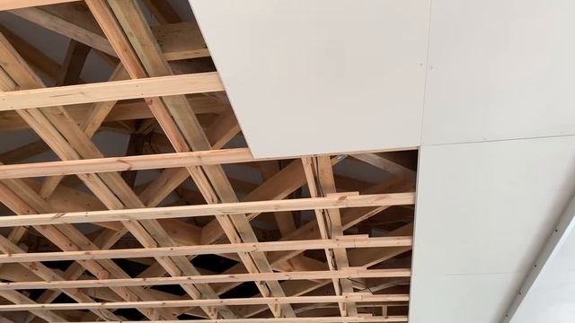 Строим дом. Панели Nichiha 12 мм. Отделка софитов и потолка террасы