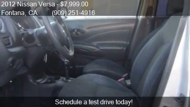 2012 Nissan Versa SV for sale in Fontana, CA 92335 at Kiro A смотреть онлайн