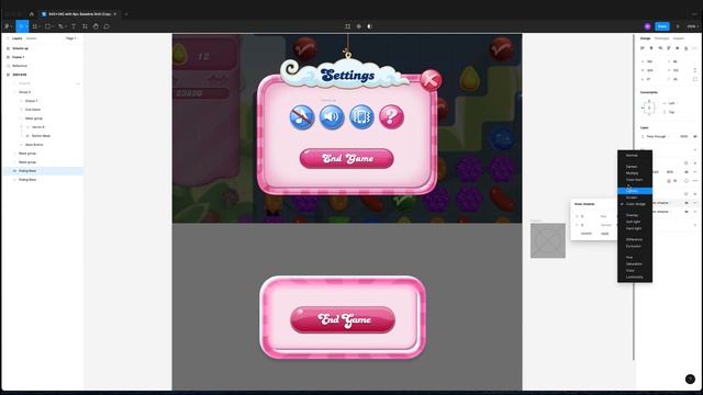 Figma Game UI Candy Crush Saga Game UI Tutorial смотреть онлайн