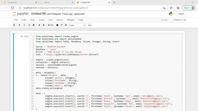 SQL Alchemy Connection смотреть онлайн