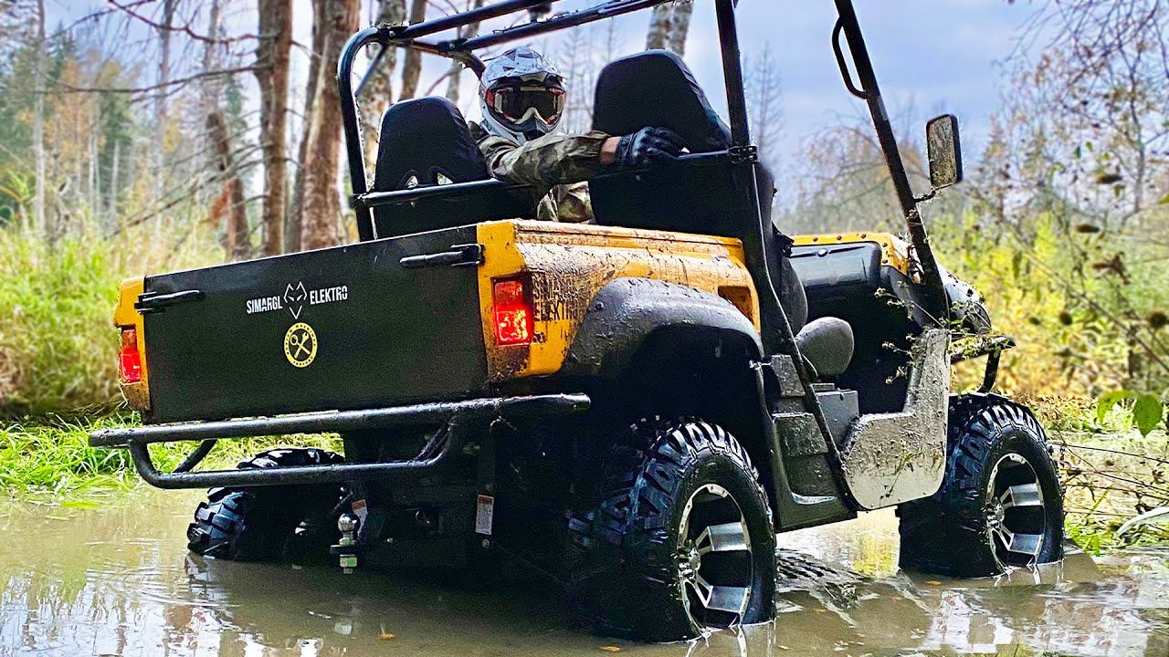 Электро багги 4х4, редукторы, самосвал! Мечта охотника, бесшумная бестия! SE Terra смотреть онлайн