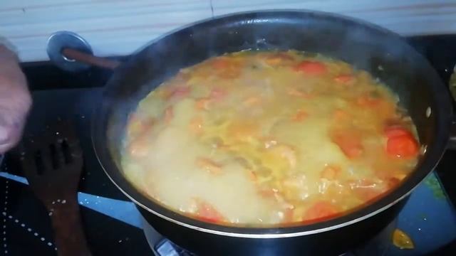 Индийское карри с креветками простой рецепт | Креветки карри | Настоящее домашнее индийское карри смотреть онлайн