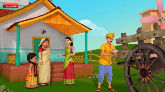 Khoka Ghumalo Para Juralo | Bengali Rhymes Collection for Children | Infobells смотреть онлайн