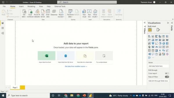 PowerBI visual map disabled, How to enable?