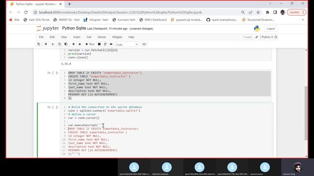 Python SQLITE Overview Session смотреть онлайн